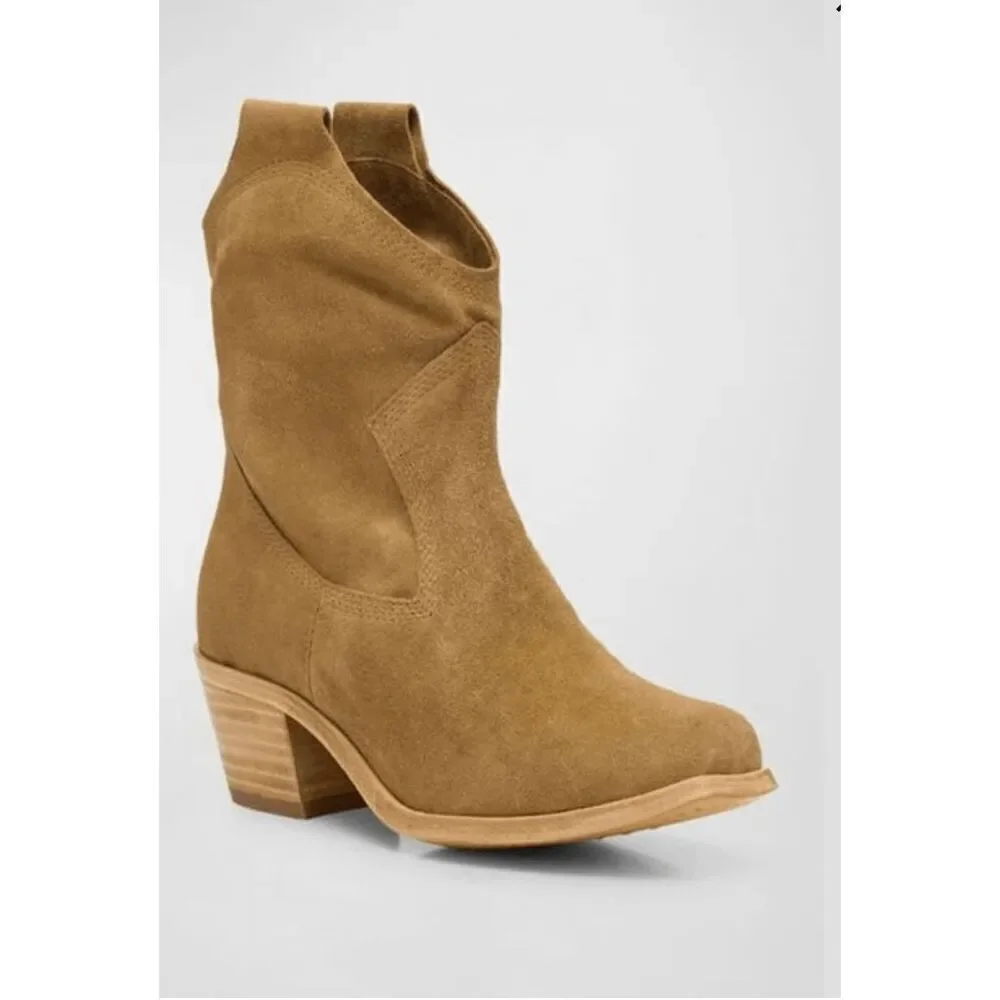 Pedro Garcia Bristol Suede Cowboy Booties